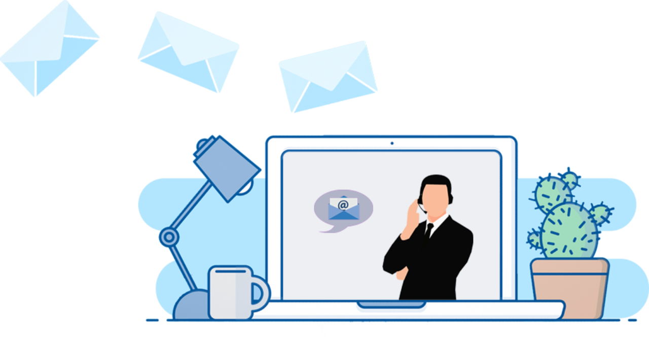 Icono de contacto y envío de solicitudes