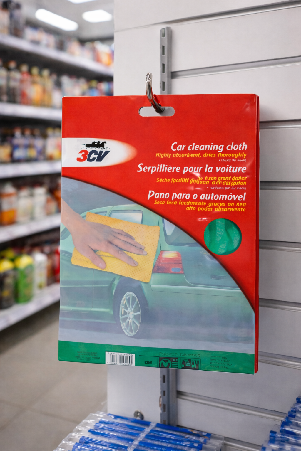 Bolsa de polipropileno para gamuzas de limpieza de coches fabricada por Plásticos Coimbra