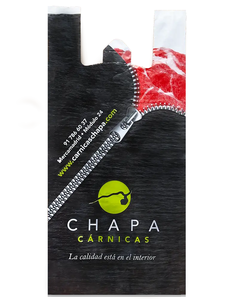 Bolsas personalizadas para carnicerías y mercados en Madrid