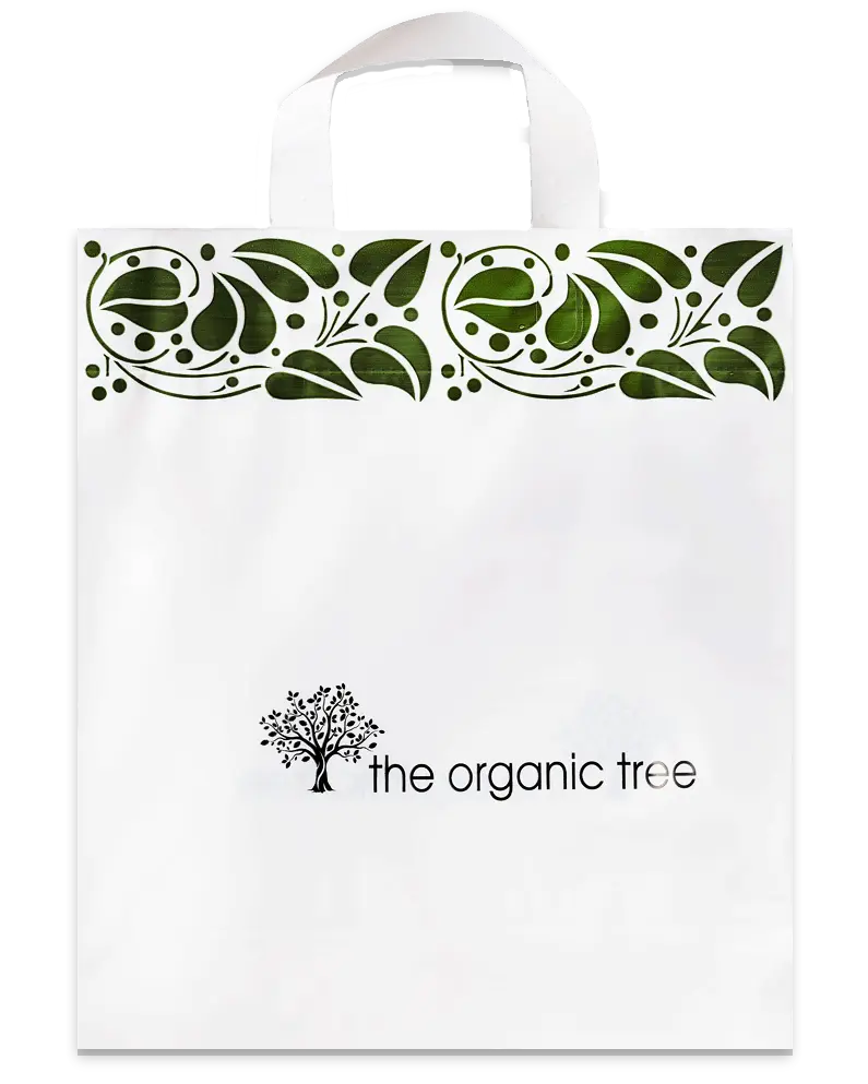 Packaging sostenible en bolsa de lazo flexible para productos orgánicos por Plásticos Coimbra