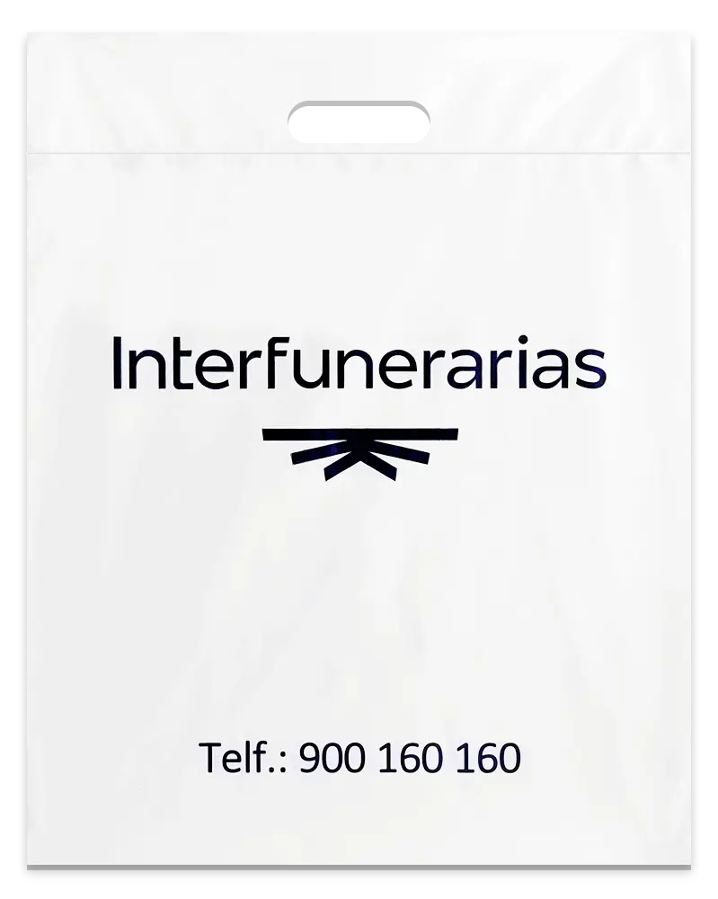 Bolsa plástico reforzada con impresión técnica por Plásticos Coimbra