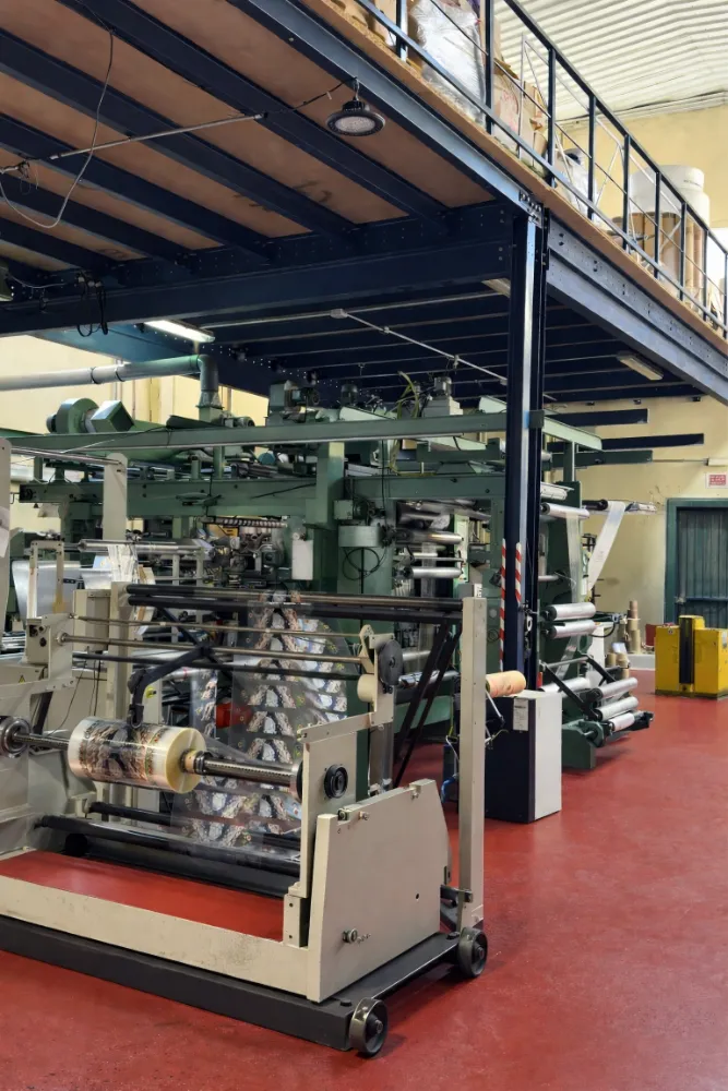 Interior de la fábrica de Plásticos Coimbra