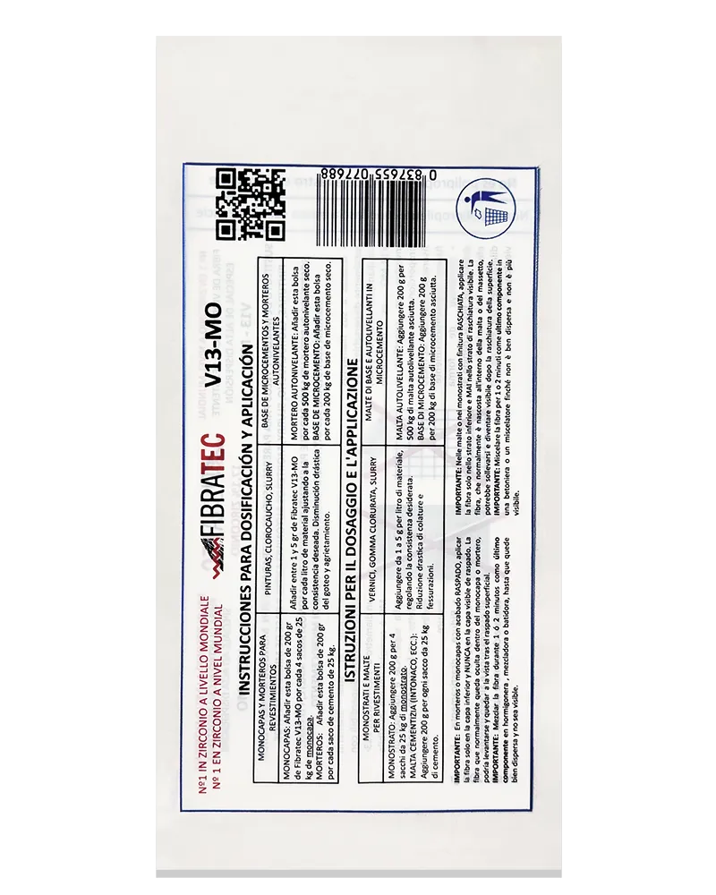  bolsa con impresión  fibratec con  instrucciones de uso por Plásticos Coimbra