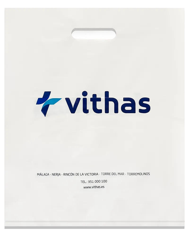 Bolsas impresas para clínicas y hospitales - Plásticos Coimbra