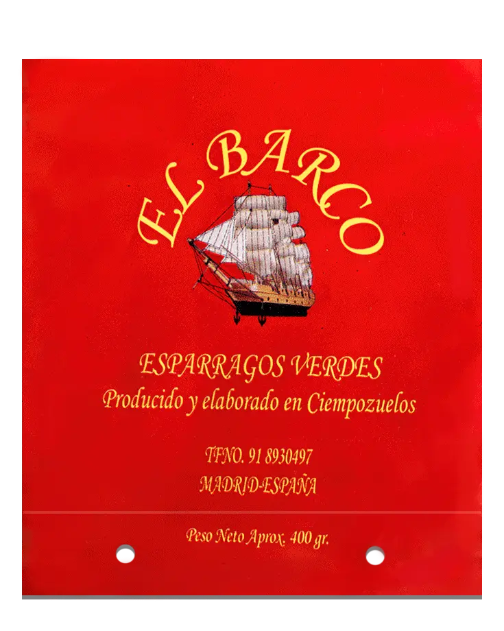 Bolsa para espárragos frescos personalizada por Plásticos Coimbra