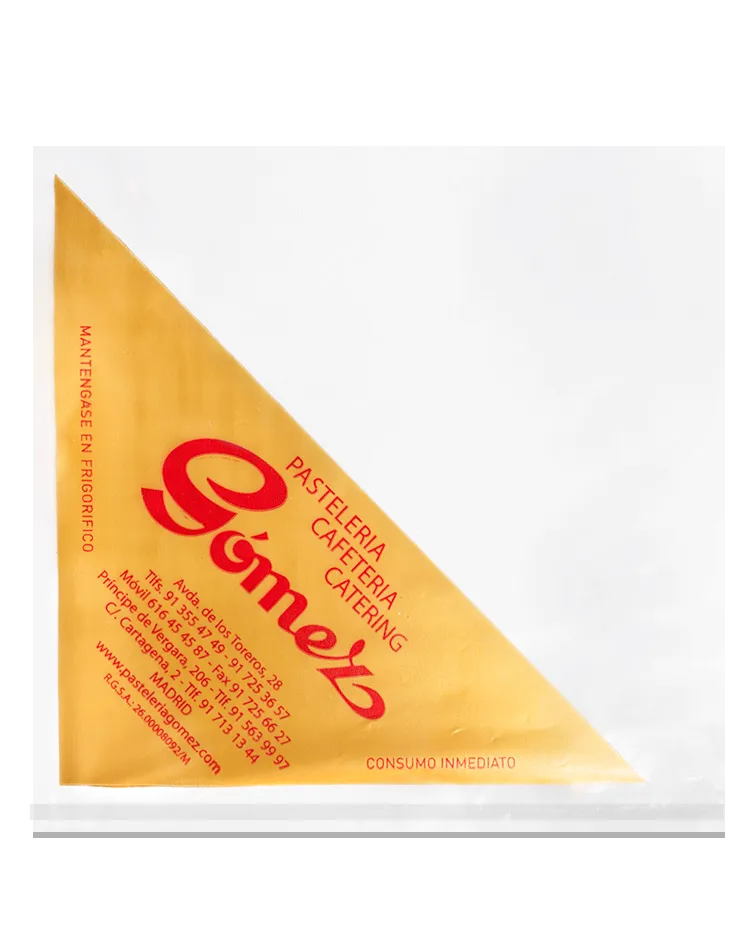 bolsa para sandwich de alta resistencia 16x16 galga 120 para hostelería por Plásticos Coimbra