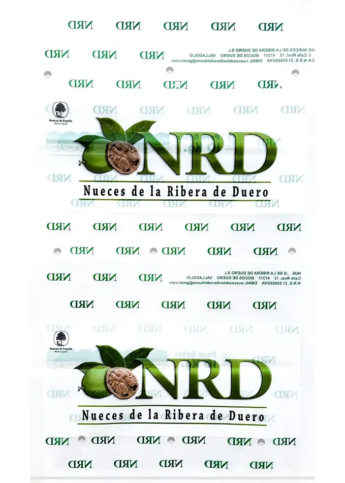 Saco para nueces de la Ribera de Duero con microperforación por Plásticos Coimbra