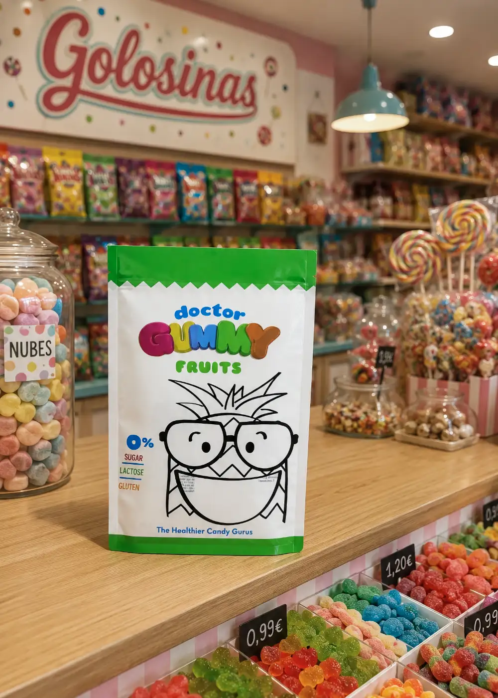 Bolsa de plástico transparente sin asa para golosinas y caramelos - Plásticos Coimbra⁠
