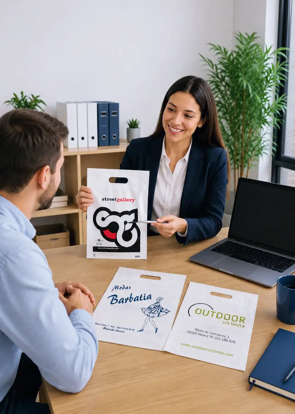 Asesoramiento en bolsas de plástico personalizadas para empresas - Plásticos Coimbra⁠